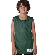 2559 Badger Youth Challenger Reversible Tank Forest/ White