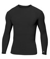 2604 Badger Youth Long-Sleeve B-Fit Crew Black