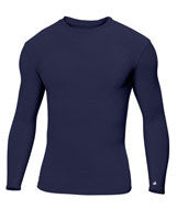 2604 Badger Youth Long-Sleeve B-Fit Crew Navy