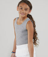 2690 LA T Girls' Fine Jersey Tank Heather