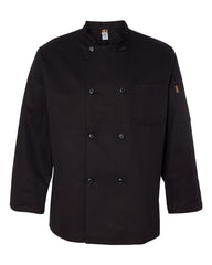 Chef Designs - Black Traditional Chef Coat - KT76 Black