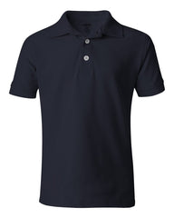 French Toast - Youth Short Sleeve Pique Polo - A9084 Navy