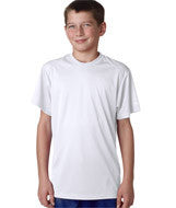 2820 Badger Youth B-Tech Tee White