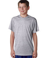 2820 Badger Youth B-Tech Tee Oxford (95/5)