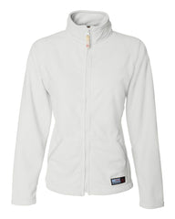 Colorado Clothing - Ladies' Lightweight Microfleece Full-Zip Jacket - 6358 White