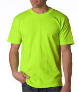 2905 Union Made: A Division of Bayside Adult Union Made Tee Lime Green