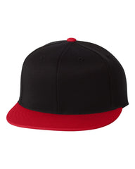 Flexfit - Flat Bill Cap - 6210FF Black/_red