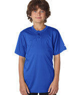 2930 Badger Youth B-Core Henley Tee Royal