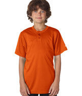 2930 Badger Youth B-Core Henley Tee Burnt Orange