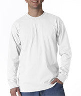 2955 Union Made: A Division of Bayside Adult Union Made Long-Sleeve Tee White