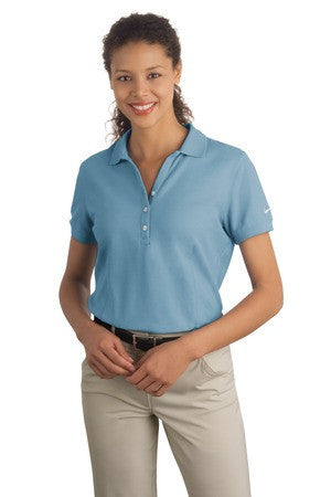 Nike Golf - Ladies Pique Knit Polo.  297995 Skyline blue