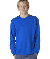 29BL Jerzees Youth Heavyweight Blend&trade; Long-Sleeve T-Shirt Royal