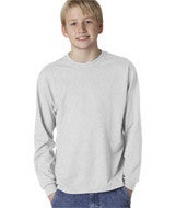 29BL Jerzees Youth Heavyweight Blend&trade; Long-Sleeve T-Shirt Ash (50/50)