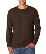 29LS Jerzees Adult Heavyweight Blend&trade; Long-Sleeve T-Shirt Chocolate