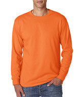29LS Jerzees Adult Heavyweight Blend&trade; Long-Sleeve T-Shirt Safety Orange (50/50)