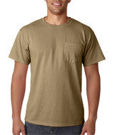 29MP Jerzees Adult Heavyweight Blend&trade; Pocket T-Shirt Khaki Brown