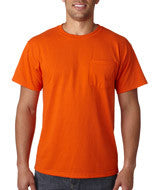 29MP Jerzees Adult Heavyweight Blend&trade; Pocket T-Shirt Burnt Orange