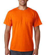 29MP Jerzees Adult Heavyweight Blend&trade; Pocket T-Shirt Safety Orange (50/50)