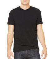 3001U Bella + Canvas Unisex Made in the USA Jersey Short-Sleeve Tee Black