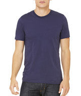 3001U Bella + Canvas Unisex Made in the USA Jersey Short-Sleeve Tee Navy