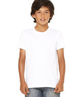 3001Y Bella + Canvas Youth Jersey Short-Sleeve Tee White
