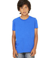 3001Y Bella + Canvas Youth Jersey Short-Sleeve Tee True Royal