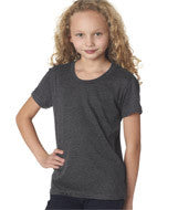 3001Y Bella + Canvas Youth Jersey Short-Sleeve Tee Dark Grey Heather (52/48)