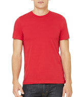 3001 Bella + Canvas Unisex Jersey Short-Sleeve Tee Red