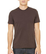 3001 Bella + Canvas Unisex Jersey Short-Sleeve Tee Brown