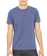 3001 Bella + Canvas Unisex Jersey Short-Sleeve Tee Heather Navy (52/48)