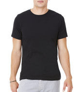 3001 Bella + Canvas Unisex Jersey Short-Sleeve Tee Solid Black Blend (52/ 48)