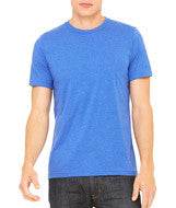 3001 Bella + Canvas Unisex Jersey Short-Sleeve Tee Heather True Royal