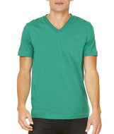 3005 Bella + Canvas Unisex Jersey Short-Sleeve V-Neck Tee Kelly