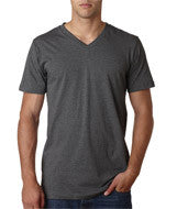 3005 Bella + Canvas Unisex Jersey Short-Sleeve V-Neck Tee Dark Grey Heather (50/50)