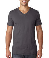 3005 Bella + Canvas Unisex Jersey Short-Sleeve V-Neck Tee Asphalt