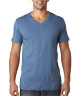 3005 Bella + Canvas Unisex Jersey Short-Sleeve V-Neck Tee Steel Blue