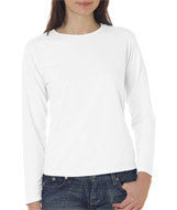 3014 Chouinard Ladies' Garment-Dyed Long-Sleeve Tee White DirDye