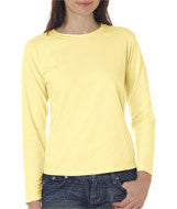 3014 Chouinard Ladies' Garment-Dyed Long-Sleeve Tee Butter PgmDye
