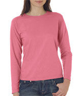 3014 Chouinard Ladies' Garment-Dyed Long-Sleeve Tee Crunchberry PgmDye