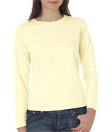 3014 Chouinard Ladies' Garment-Dyed Long-Sleeve Tee Banana DirDye