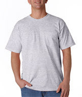 3015 Union Made: A Division of Bayside Adult Union Made Pocket Tee Ash (99/1)