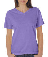 3099 Chouinard Ladies' V-Neck Tee Violet PgmDye