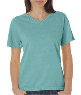 3099 Chouinard Ladies' V-Neck Tee Seafoam PgmDye