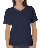 3099 Chouinard Ladies' V-Neck Tee True Navy DirDye