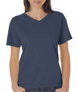 3099 Chouinard Ladies' V-Neck Tee Denim PgmDye