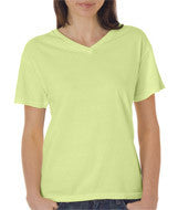 3099 Chouinard Ladies' V-Neck Tee Celedon DirDye