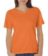 3099 Chouinard Ladies' V-Neck Tee Mango DirDye