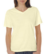 3099 Chouinard Ladies' V-Neck Tee Banana DirDye