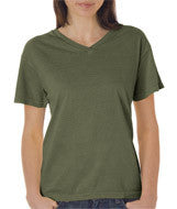 3099 Chouinard Ladies' V-Neck Tee Sage DirDye