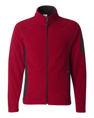 Colorado Clothing - Colorblocked Full-Zip Microfleece Jacket - 5295 Atomic/_black